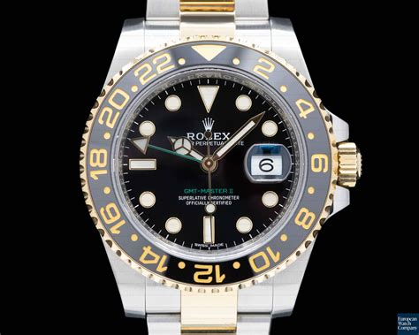 rolex 116713ln gmt master ii 18k ss|Rolex 16713 for sale.